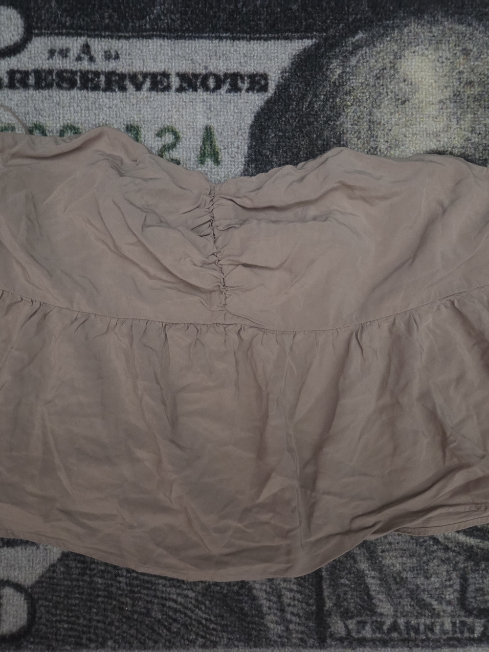 Strapless  Ruching Bust Top